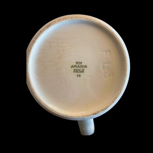 Arabia Ursula 60 oz pitcher Ceramic & Porcelain Flower F L-3 HTF Pattern Finland - Picture 2 of 6